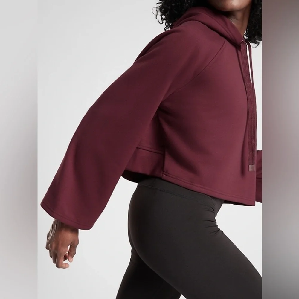 NWOT Maroon Athleta Sweatshirt - Picture 3 of 8